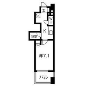 上前津駅 徒歩1分 12階の物件間取画像