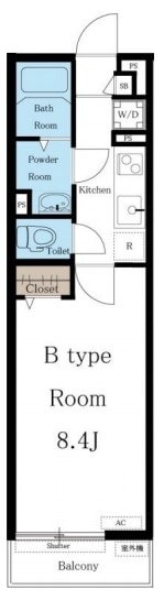 荒畑駅 徒歩2分 3階の物件間取画像