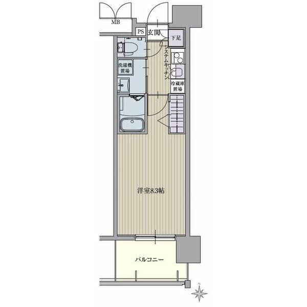 亀島駅 徒歩9分 9階の物件間取画像