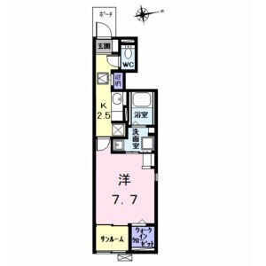 カルム石橋の物件間取画像