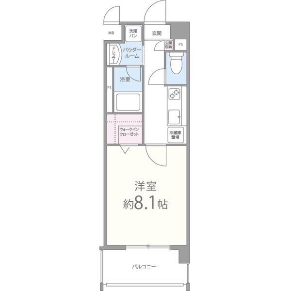 浄心駅 徒歩15分 3階の物件間取画像