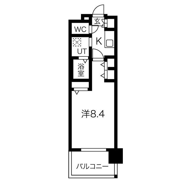 大曽根駅 徒歩2分 2階の物件間取画像