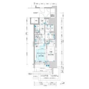 今池駅 徒歩4分 7階の物件間取画像