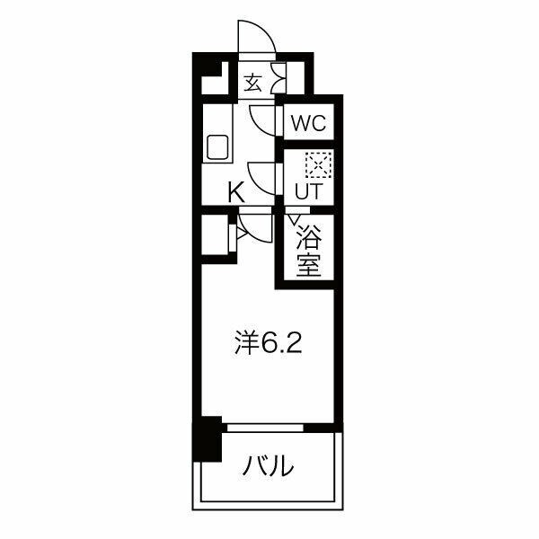 東別院駅 徒歩5分 3階の物件間取画像