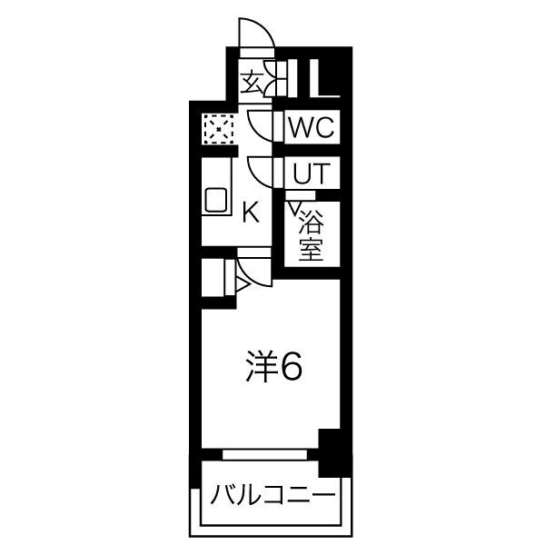 池下駅 徒歩5分 8階の物件間取画像