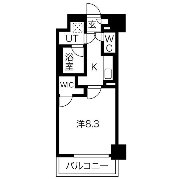 車道駅 徒歩3分 2階の物件間取画像