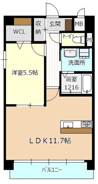 栄生駅 徒歩9分 2階の物件間取画像