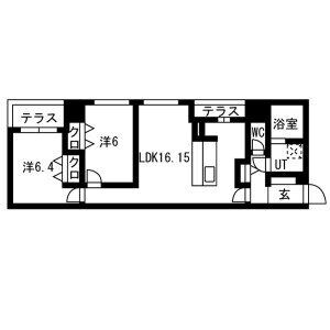 三の丸殿の物件間取画像