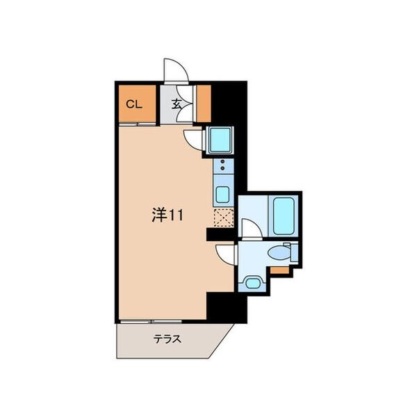 山王駅 徒歩1分 1階の物件間取画像