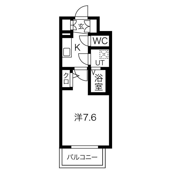 エスリード今池アヴェールの物件間取画像