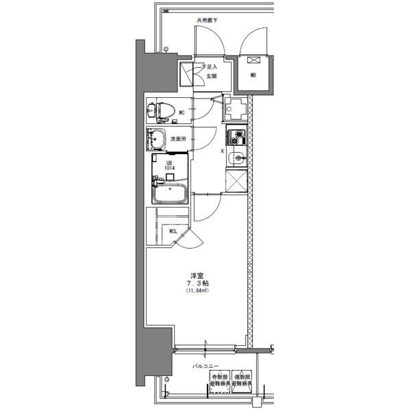 S-RESIDENCE浅間町駅前axialの物件間取画像