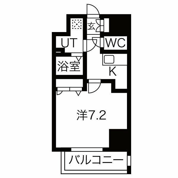 大須観音駅 徒歩2分 4階の物件間取画像