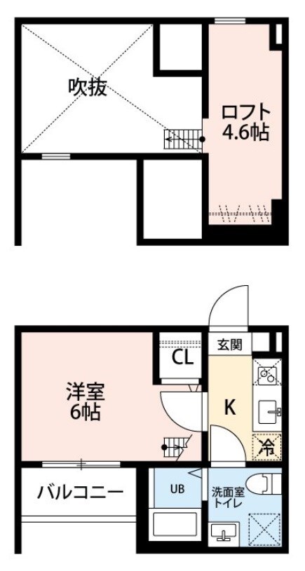 荒畑駅 徒歩5分 1階の物件間取画像