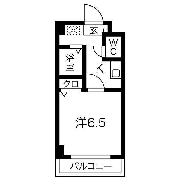 万宝マンションの物件間取画像