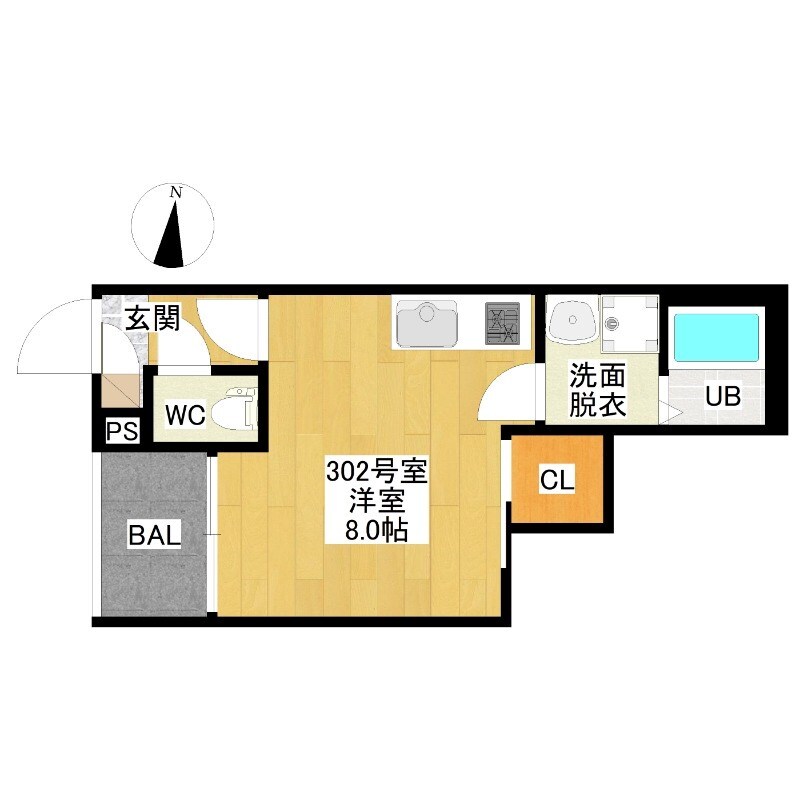 REGALEST-KLC名西の物件間取画像