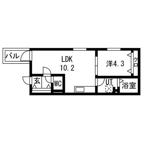 DEVELD本陣の物件間取画像