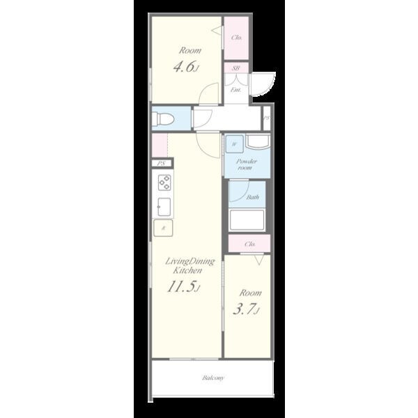 アイナ ルアナ ウルの物件間取画像