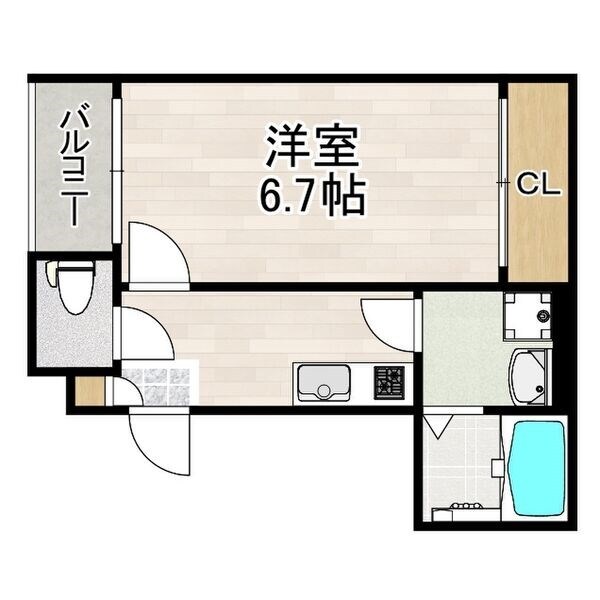 プルミエール角割町の物件間取画像