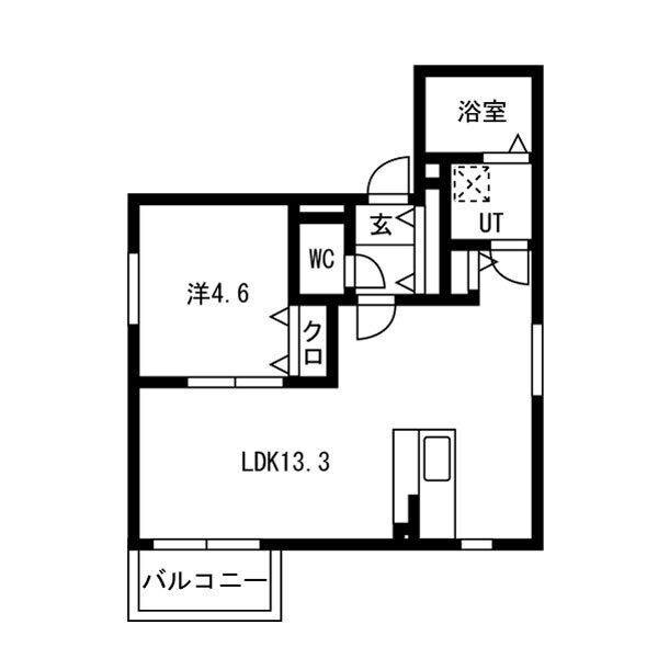 Precious庄内通の物件間取画像