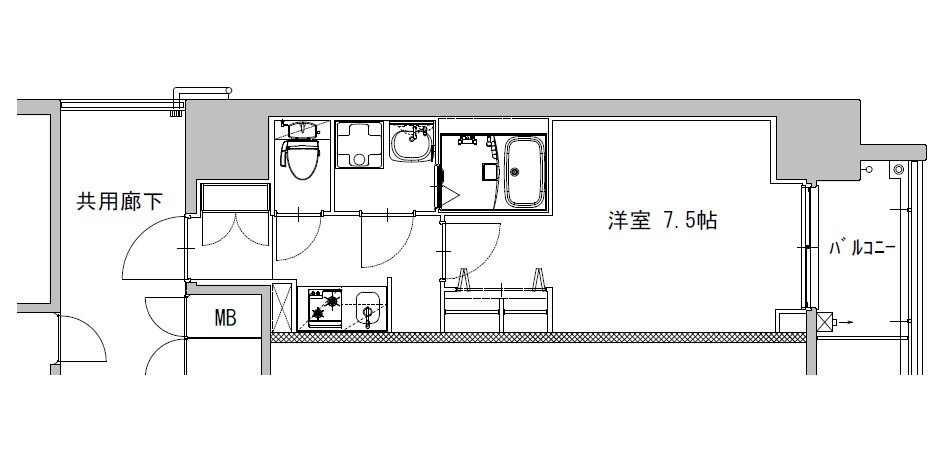 S-RESIDENCE庄内通駅前curereの物件間取画像