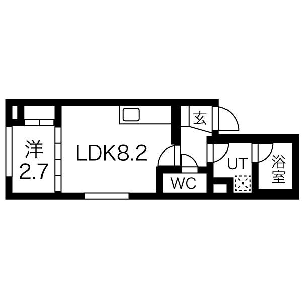 REFISIA太閤通の物件間取画像