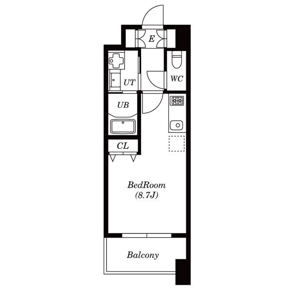 ラ・ヴィ・アン・ローズの物件間取画像