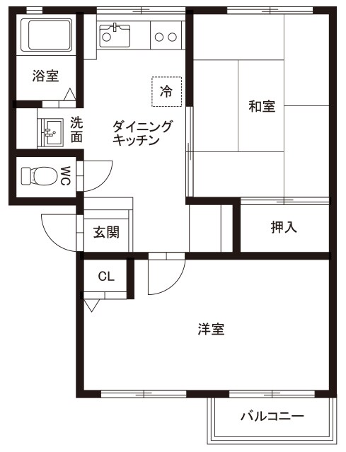 物件間取画像