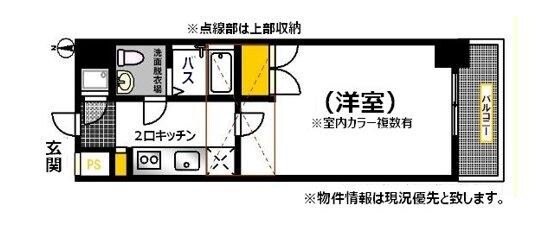 広島駅 徒歩5分 2階の物件間取画像