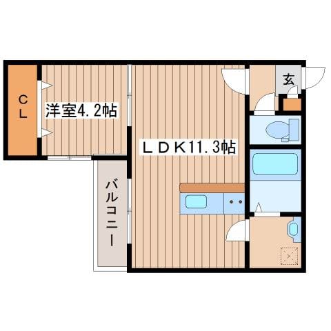 トログランデ発寒の物件間取画像