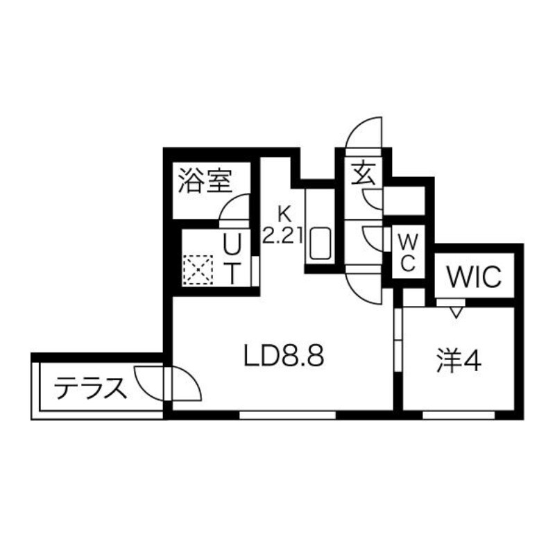 シティプラザW24の物件間取画像