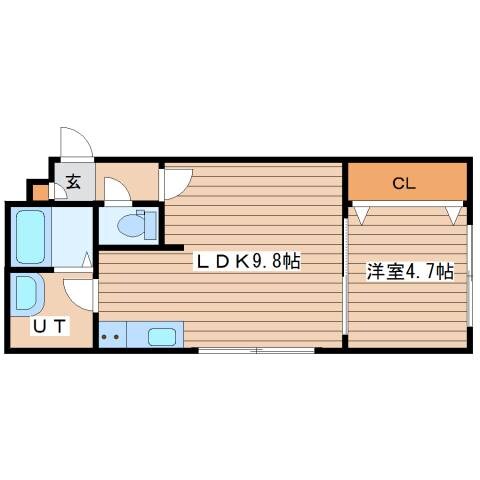 シャルム宮の沢の物件間取画像