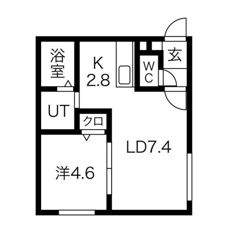 リヴェール手稲の物件間取画像