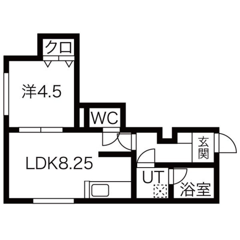 クレスト２４の物件間取画像