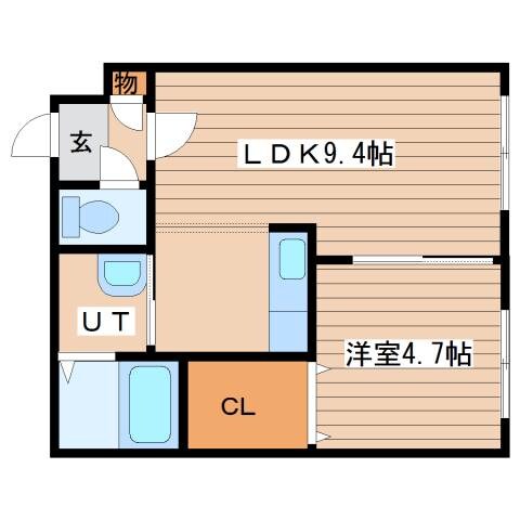 ブランノワール琴似ＳＴの物件間取画像