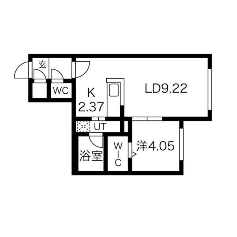 フォレスタ琴似の物件間取画像