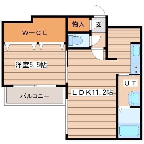 カーサ琴似の物件間取画像