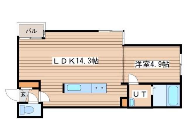 カーサベルデ琴似の物件間取画像