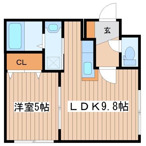 グレンディールの物件間取画像