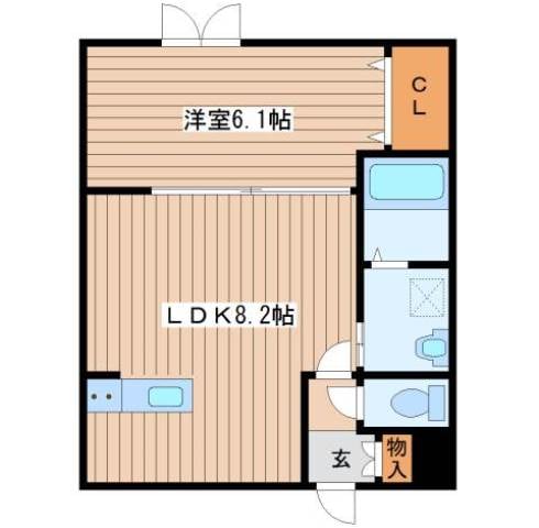 エフビル６の物件間取画像