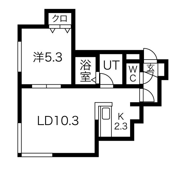 サンテラス星置西の物件間取画像