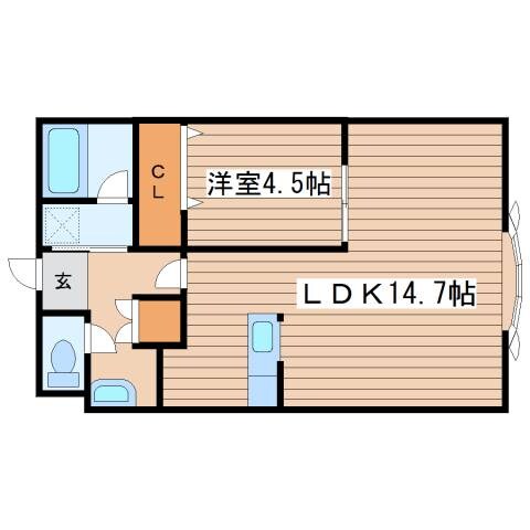 ライフフォート２４の物件間取画像