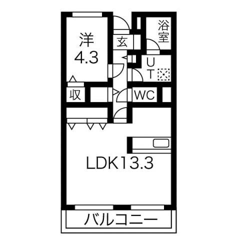 アーバンシャトーの物件間取画像