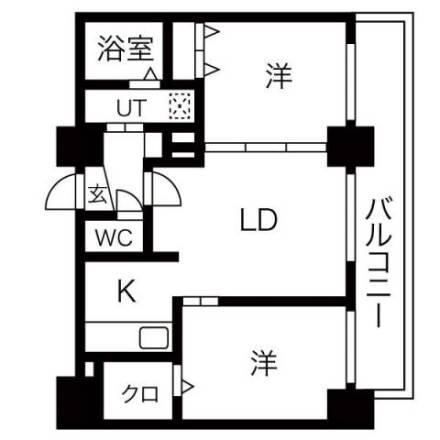 グレイスコート円山北の物件間取画像