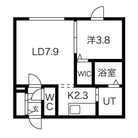 ＴＨＥ　ＰＲＥＭＩＵＭ　山鼻の物件間取画像