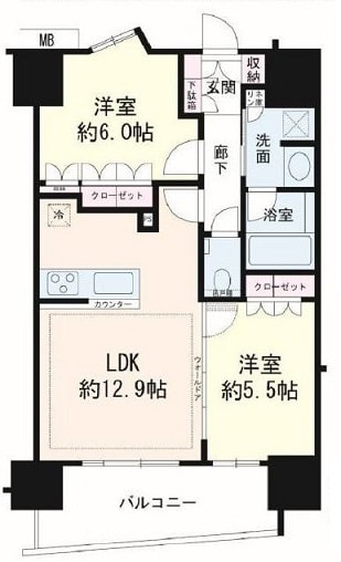 上野駅 徒歩5分 4階の物件間取画像