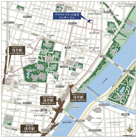 PROUD FLAT浅草トレサージュの物件内観写真