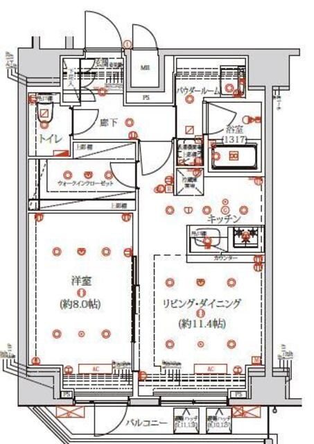 QUALITAS浅草橋の物件間取画像