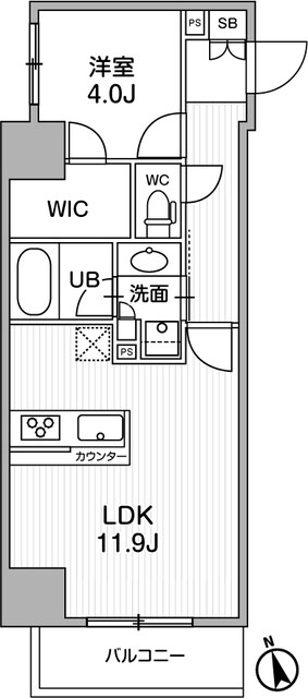 SEASON FLATS浅草言問通りの物件間取画像