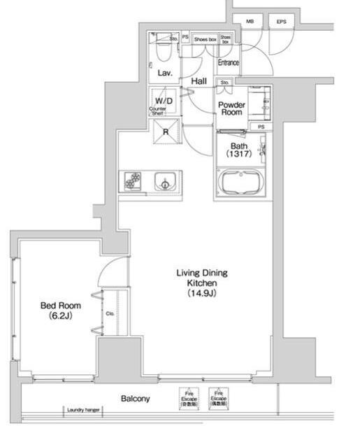 COMFORIA上野入谷の物件間取画像