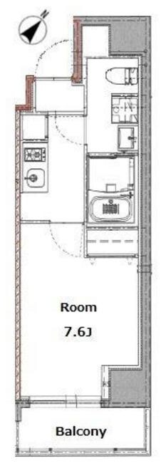 リビオメゾン上野入谷の物件間取画像